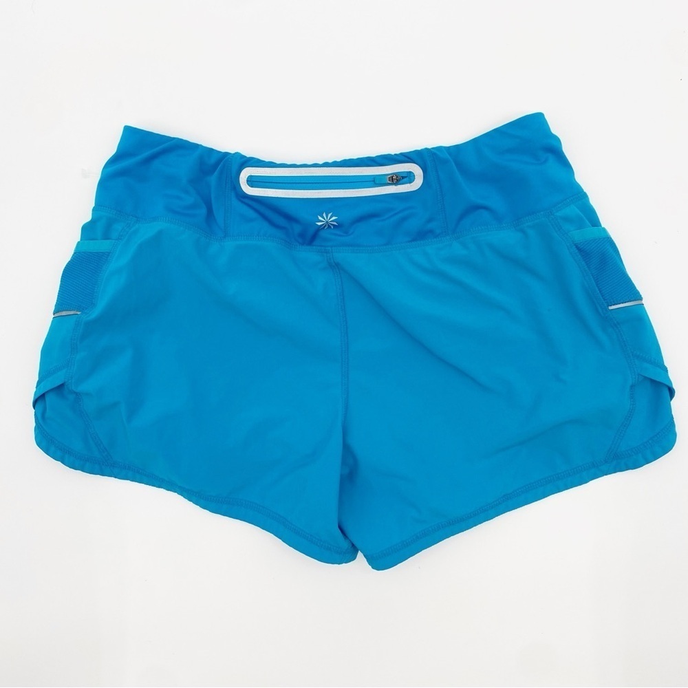 Athleta Ready Set Go Shorts Aqua size M - Picture 3 of 8